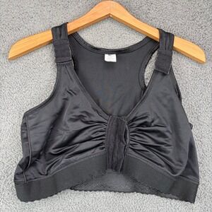 Sculptures SC-410 Black Post-Op Surgical Compression Bra 3X-Large Made in USA